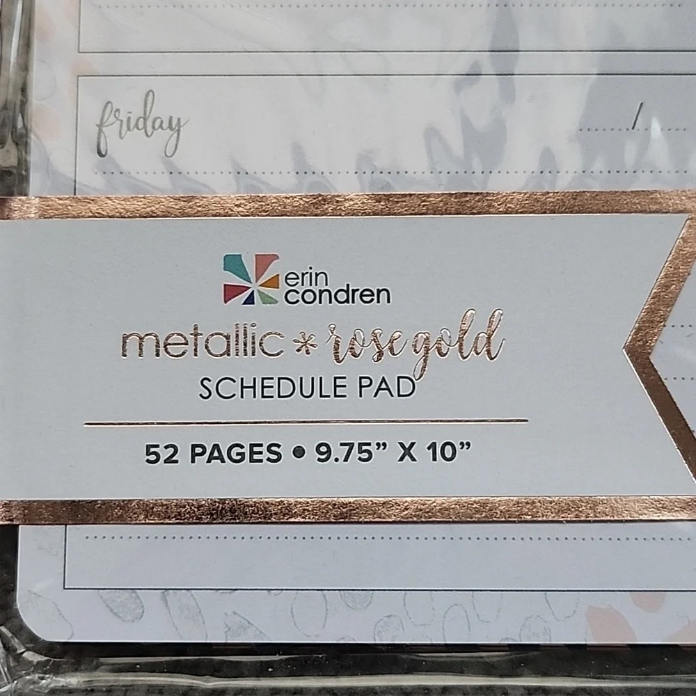 Erin Condren Schedule Pad